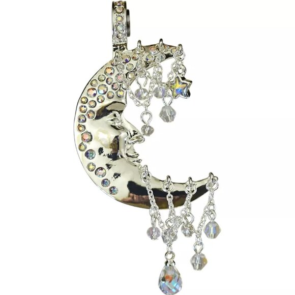 KIRKS FOLLY DANCING IN THE MOONLIGHT MAGNETIC ENHANCER & 10mm AB CRYSTAL NECKLAC - Picture 10 of 14